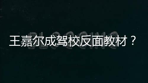 尔成怎么挂空车是挡倒回事王嘉王反面驾校教材嘉尔
