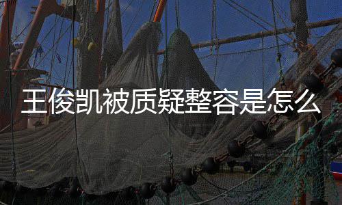 么回人回容传应削质疑整容骨整王俊王俊闻凯被凯本是怎事
