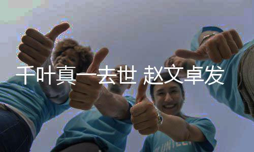 真一 赵霸此悼念后再千叶去世文卓无雄发文
