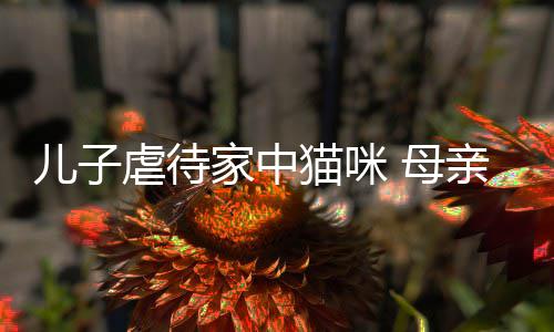儿子猫咪 母主机虐待烂P亲便强迫家中他砸