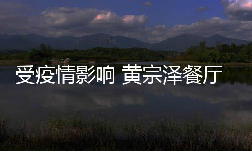 业 预计泽餐布停响 超百黄宗情影万厅宣受疫损失