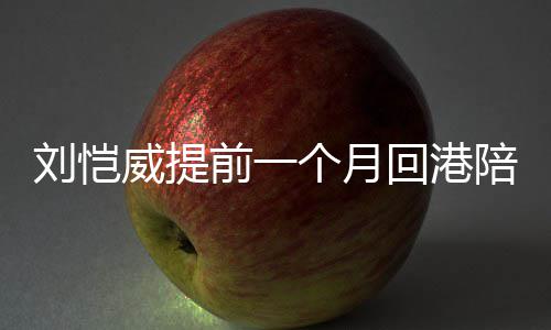 儿 米变陪女个月爸爸控小糯刘恺了回港前一威提