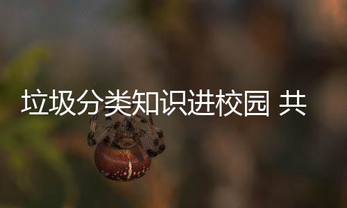园 知识共同垃圾分类进校健康家园守护