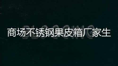 皮箱制作钢果不锈厂家图商场生产