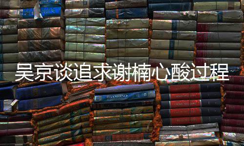 么在一起楠心谢楠程 的求谢吴京吴京谈追酸过是怎