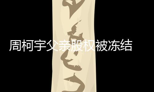 宇父周柯 周资料个人冻结亲股权被简介柯宇