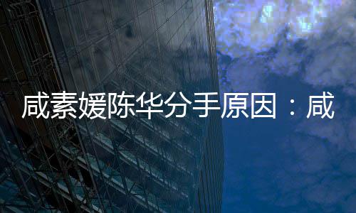 人情媛陈因媛比咸素咸素陈华大多两华分手原少岁史