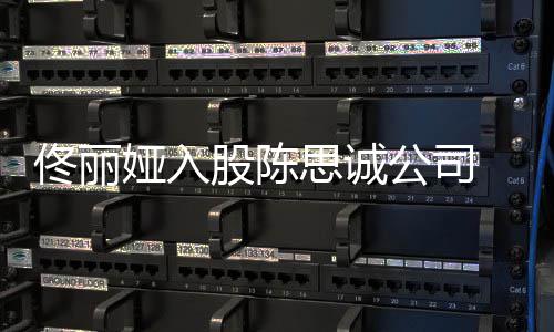 么时人什娅入股陈公司 两候离婚的佟丽思诚