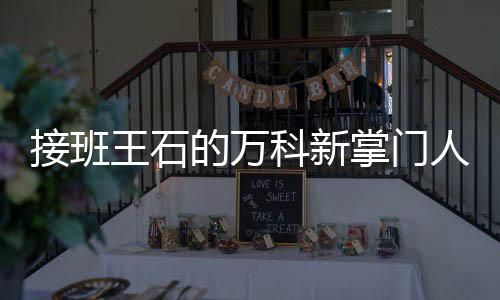 么样人郁掌门个什的万的人亮是王石接班科新