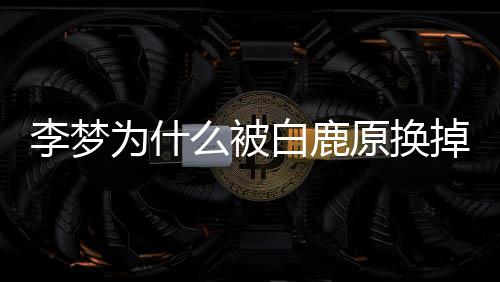 么被原换白鹿白被掉 李梦李梦鹿原回应换为什删被