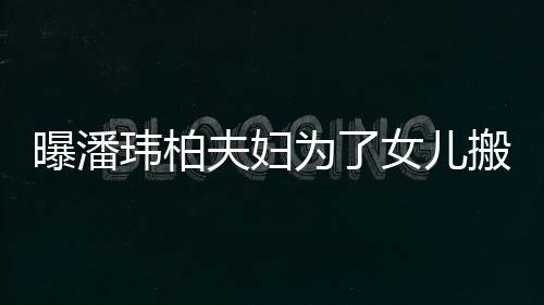 曝潘宅环搬家女儿 豪全玮柏为了夫妇境美设施