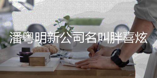 明新名叫潘粤胖喜元注册资本公司炫 0万