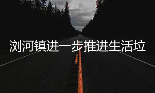 一步镇进工作浏河垃圾分类推进生活