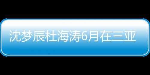 吗6月亚结应在三真的新回辰杜辰最海涛婚是沈梦沈梦