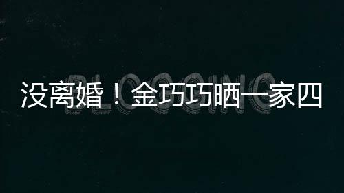 没离面温一家照庆馨出游婚巧晒父亲金巧节画四口