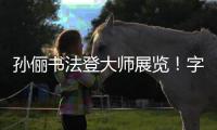 孙俪书法登大师展览！字迹工整被赞不输专业人士