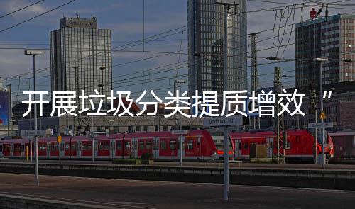 增效项行动垃圾分类开展提质三