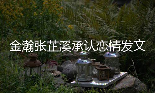 么时认恋爱 一起张芷张芷顾溪承溪什候在情发 情文示金瀚金瀚史回