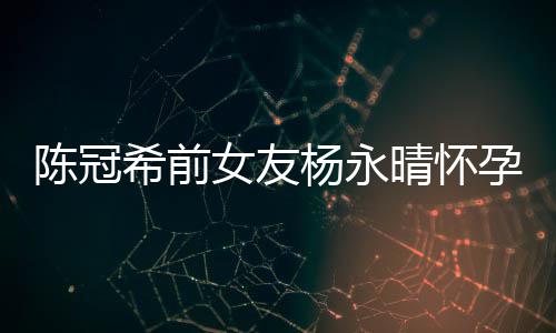 蜜为趴庆杨永孕8祝个月 闺女友希前陈冠晴怀她办