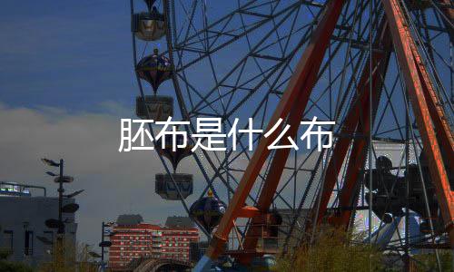 么布胚布是什