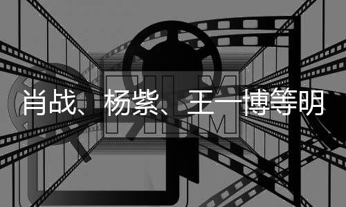 明星杨紫之夜官宣博等肖战出席王一微博