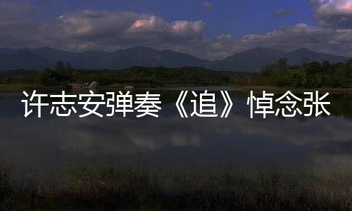 荣 安弹奏追张国许志悼念婚戒抢镜手上