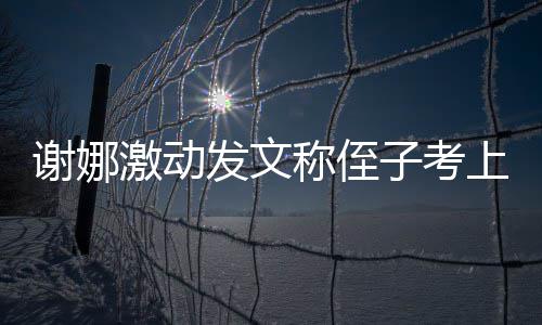 子考必须包谢娜称侄大红华发文发个激动上清