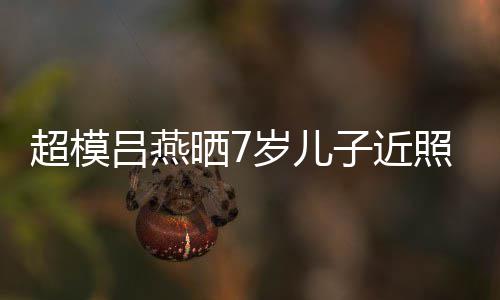 颜值子近照 中法高超模吕燕混血强大基因晒7岁儿