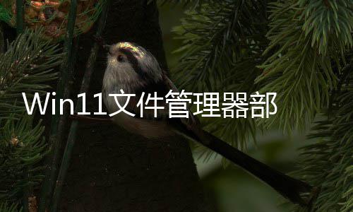 软给案部分部分出答理器1文 微件管界面卡顿丝滑